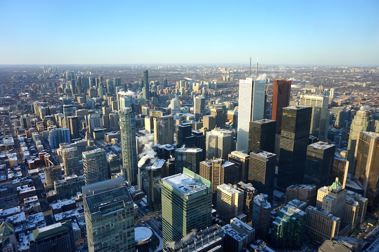 Sicht CN Tower Toronto