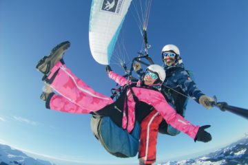 Paragliding in Saalbach